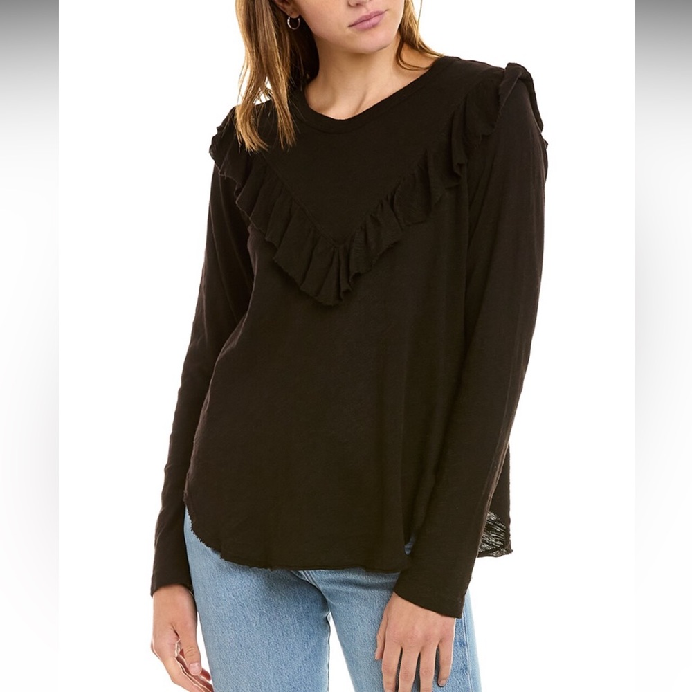 WILT Ruffle Trim T-Shirt